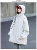 Women's 2024 Spring/Autumn Color Block Plaid Windproof Hooded Sports Top