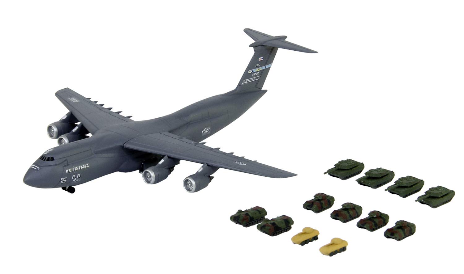 

Pit Road Серия Skywave Набор самолетов ВВС США 3 Пластиковая модель S55 1/700