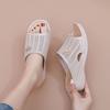 Women's Slippers for Outdoor Use, Thick-soled High Heels, Non-slip, Soft-soled, Home Bathroom, Wedge-heeled Women's Sandals