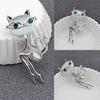 Opal Little Cat Broșă Pin Animal Drăguț Bijuterii Sexy