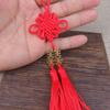 Fashion Red Double Happiness Decorations Handmade Lucky Chinese Knot Pendant Creative Double Tassel Rope Gifts