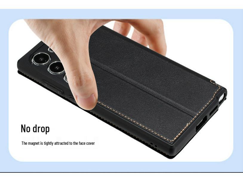 Samsung S25Ultra/S24Plus+ Magnetic Flip Cover with Card Holder
