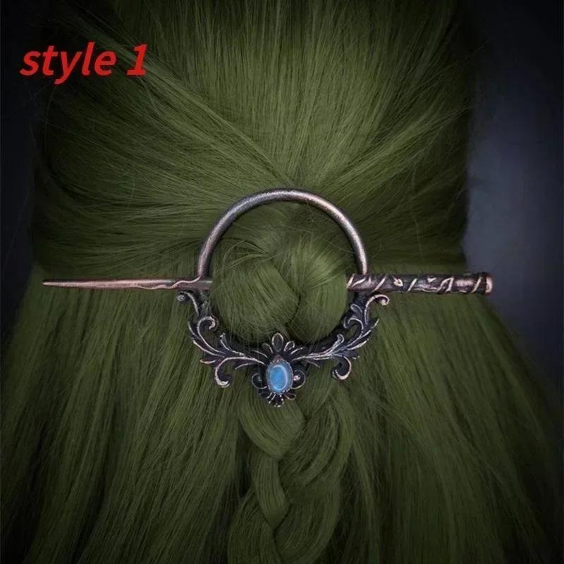 Summer New Fashion Design Women Nordic Style Headdress Sticks Girls Hair Accessories For Women Gifts Fashion Vintage Metal