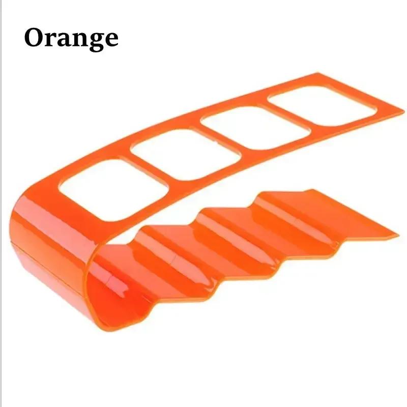 

Бытовое Портативное Хранение Креативный Четырехсекционный Контроль Удобная Подставка Стойка для Хранения Пластиковая Настольная Стойка Аксессуары оранжевый