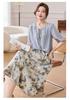 Elegant Floral Chiffon Dress - Summer 2026 Collection for Middle-Aged & Elderly Women