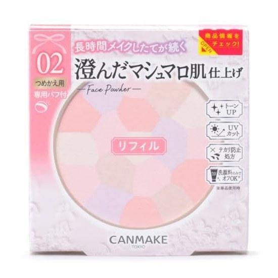 Canmake Marshmallow Finish Powder Abloom Refill 02 Sakura Chouleur Face Transparency 4 Grams (x 1)
