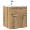 VidaXL Bathroom Vanity Cabinet Artisan Oak Engineered Wood, Bathroom Sink Cabinet, Bathroom Furniture 856206