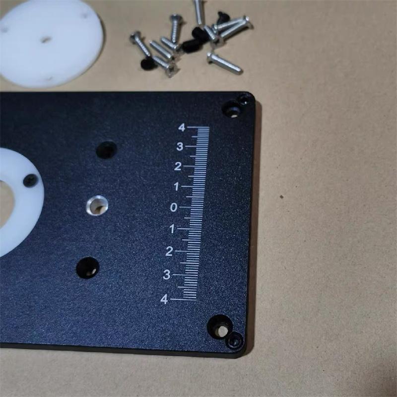 Trimming Machine Router Table Insert Plate special Lift Refit Aluminum Flip For Woodworking Work Bench Plunge Router Base