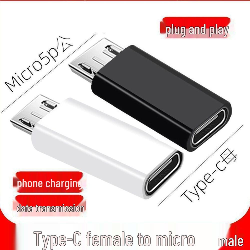 Micro USB to Type-C Adapter Cable for Xiaomi, Huawei, OPPO Charging
