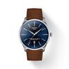 Leather Strap Blue Dial Men's Fashion Watch T139.407.16.041.00