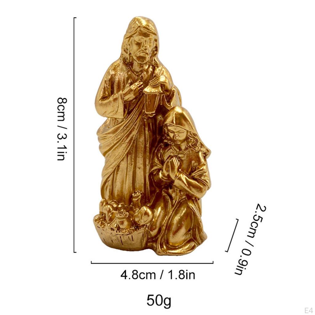 Holy Family Figurine Craft for Living Room And Bookcase