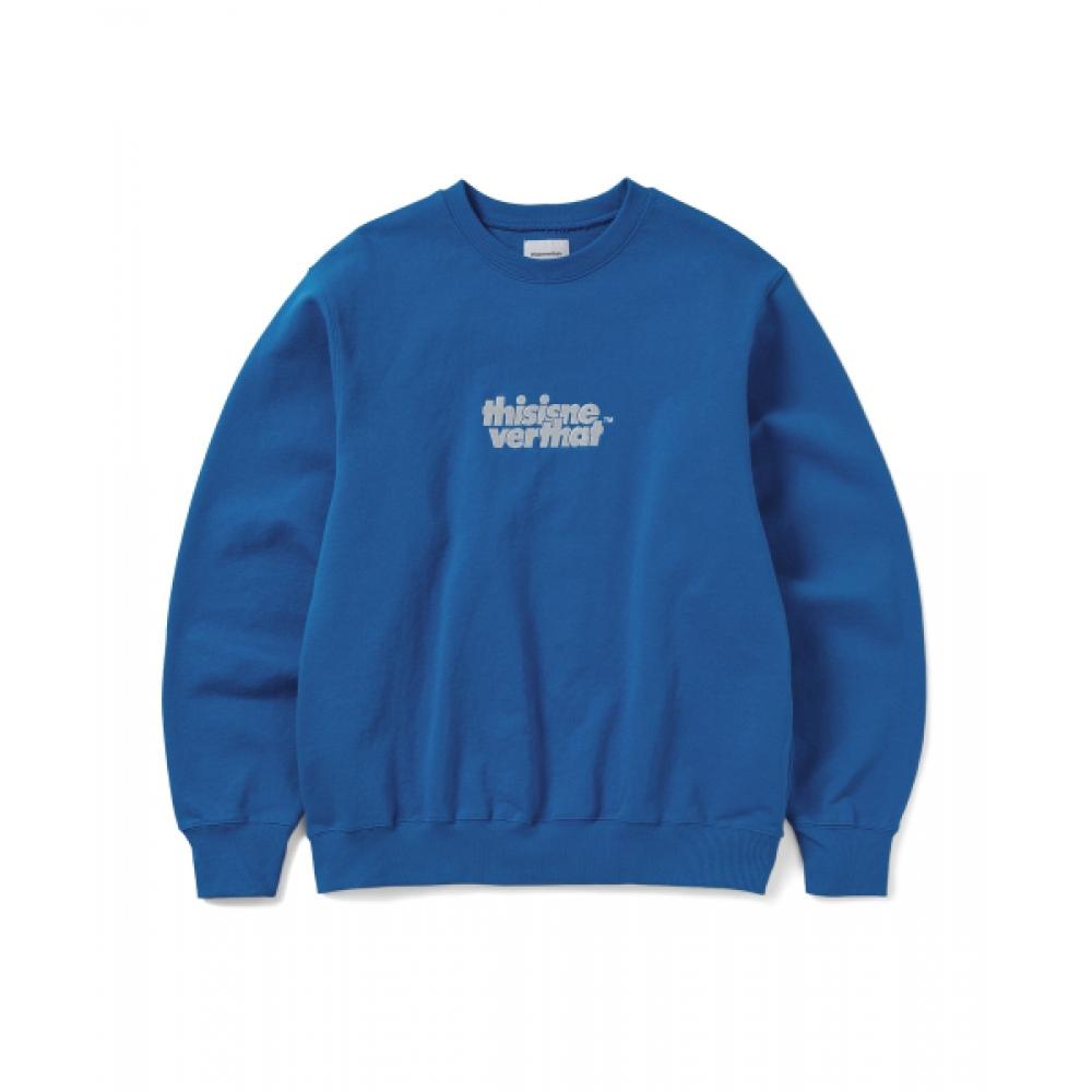 Thisisneverthat Ol Logo Crewneck Blue XL 10290₽