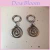 Geometric Star Earrings Alloy Pendant Gothic Retro For Women
