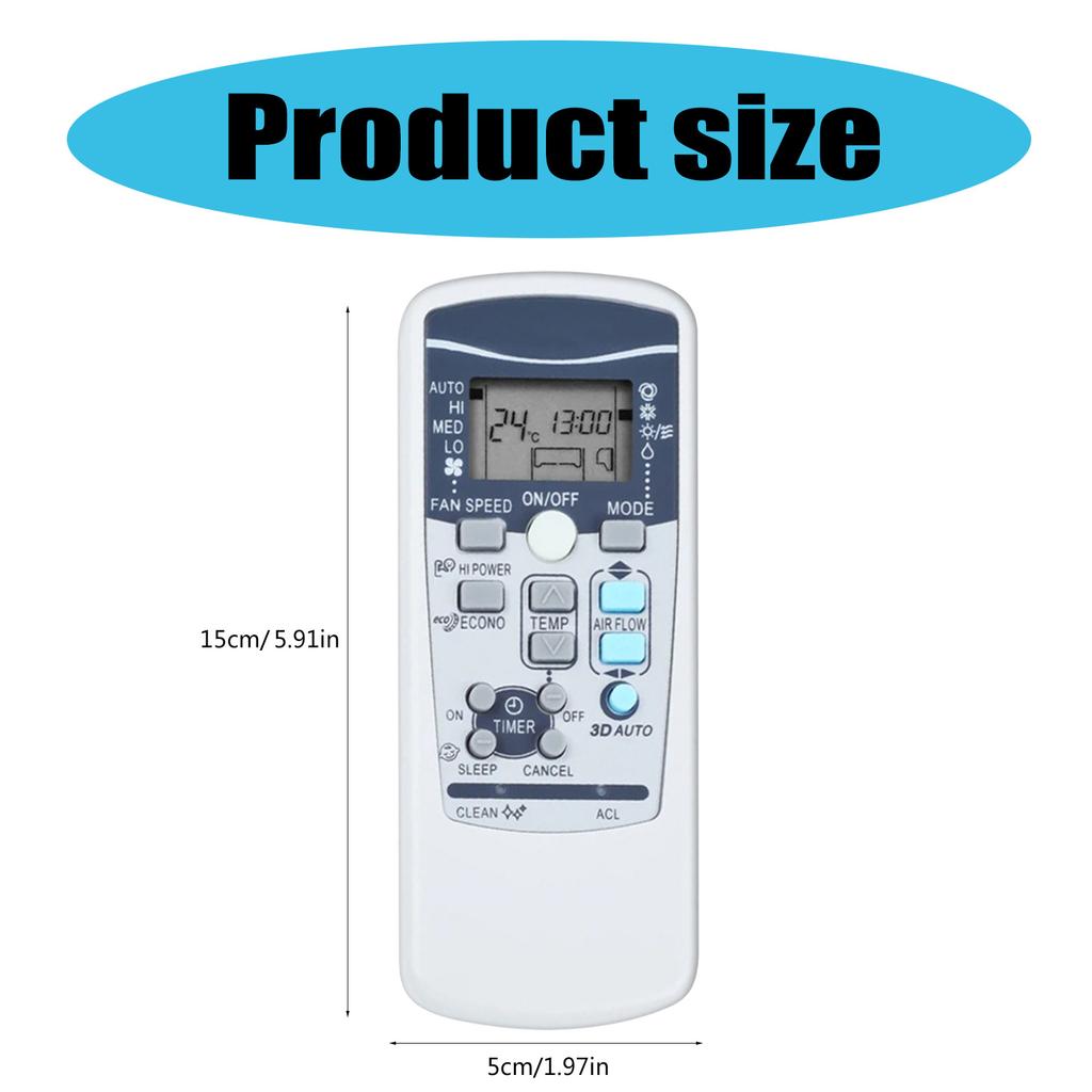 Ersatzfernbedienung für Klimaanlage RKX502A001 RKX502A001B RKX502A001C RKX502A001F RKX502A001G RKX502A001P