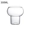 300/520ml Coffee Mug Gourd Shape Cocktail Glass Household Transparent Whiskey Wine Yogurt Dessert Glass Cup Bar Drinkware
