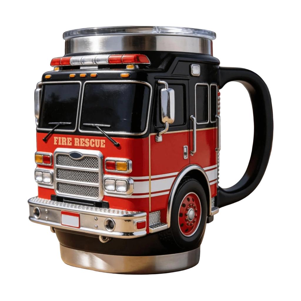 2026 Hot, Fire Rescue Mug – For The Bravest Us, Handcrafted Fire Rescue Car Coffee Mug, Funny Cup, Kitchen And Desktop Decor