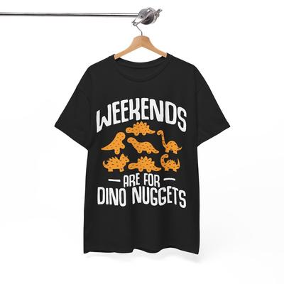 Dinosaurier T-Shirt | Wochenenden sind für Dino Nuggets | T-Rex Jurassic Shirt