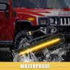 LED Side Marker Light 25952319 Front Turn Signal Lights Fender Sidemarker Lamps for Hummer H2 2003-2009 Black Lens Amber LED Light 1 Pair