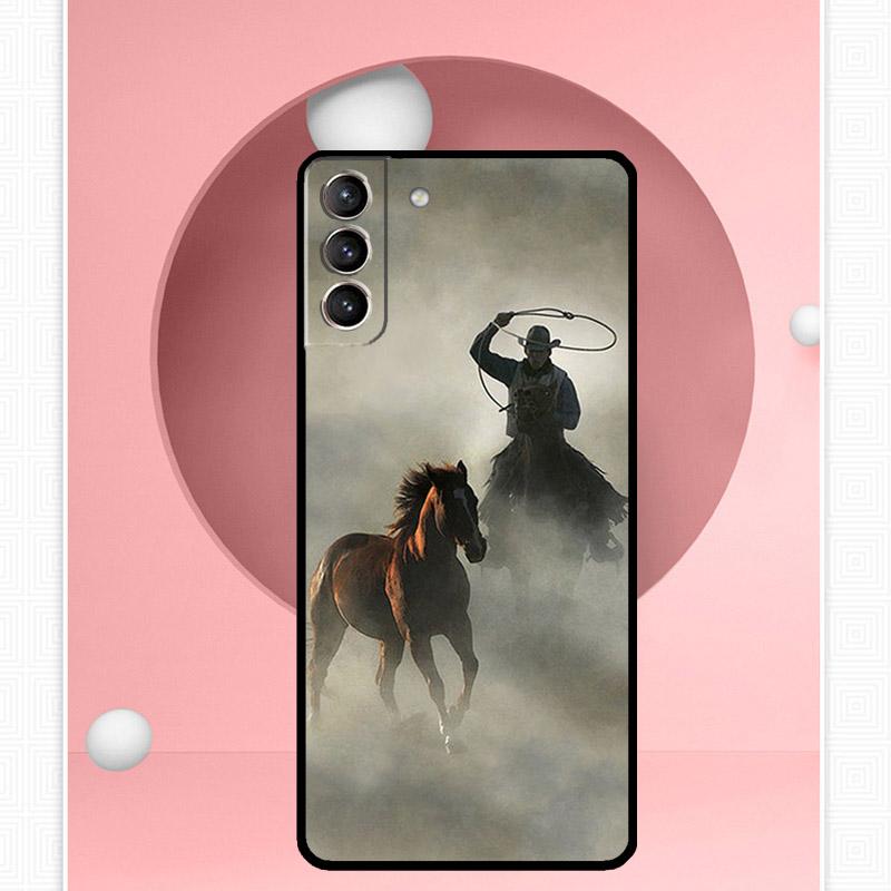 Extreme Sport Rodeo Cowboy Case For Samsung Galaxy S25 Ultra S20 S21 S22 S23 S24 Ultra S9 S10 Plus S25 FE Cover Funda