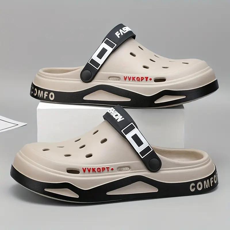 Men's Fashionable Casual Slippers, Outdoor Sports Sandals, Soft-soled Casual Beach Sandals
