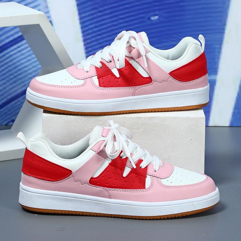 Women Chunky Shoes Trendy Platform Shoes Classic Board Shoes Men PU Leather Casual Sneakers for Outdoor Walking Traveling Jogging