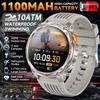 New Military Men 1100mAh Durable Battery Smart Watch With GPS Compass 10ATM Waterproof 1.7"AMOLED Screen Outdoor Swim Smartwatch