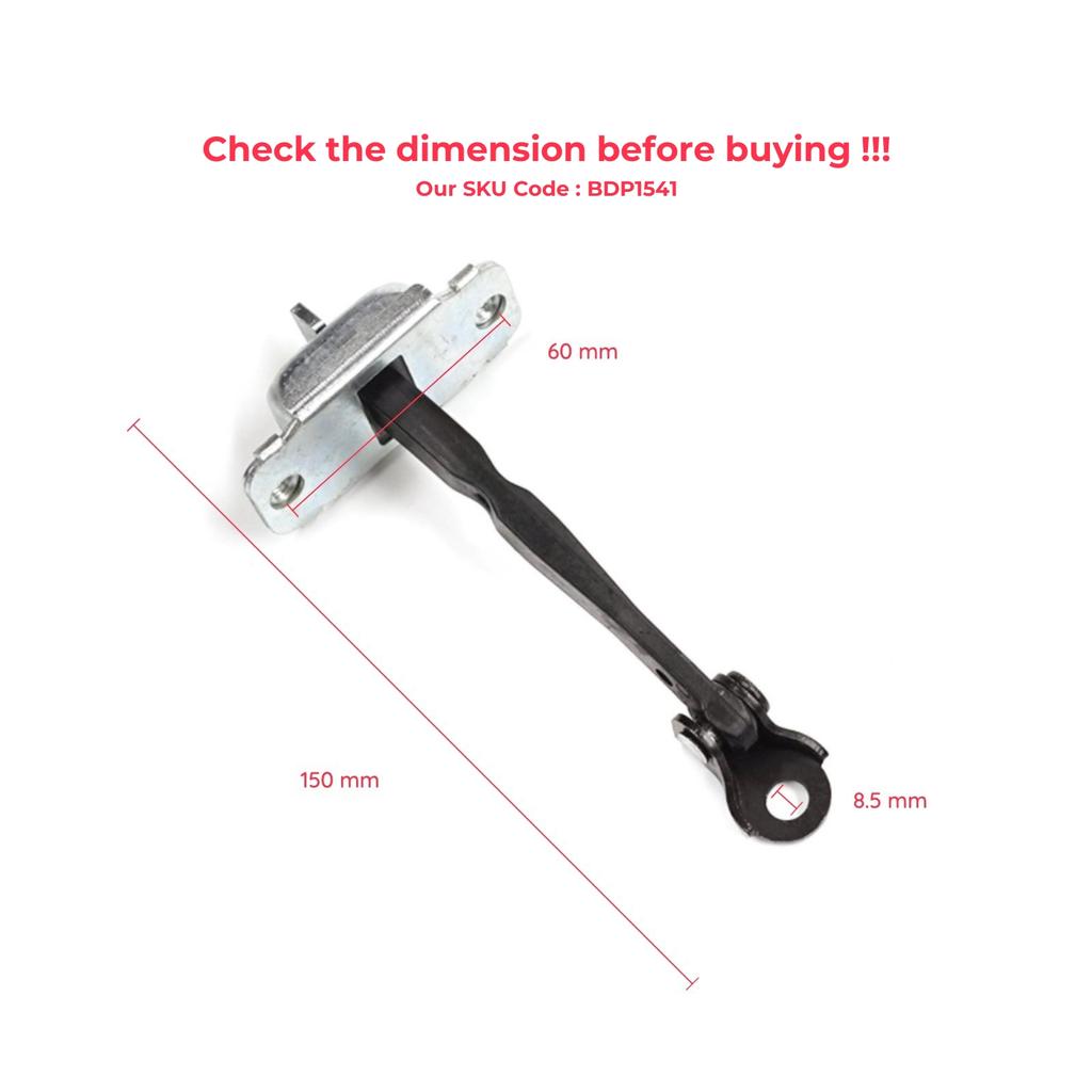 BDP1541 Rear Door Stop Check Assy Limiter Strap for Hyundai Accent MK4 RB RC 2011-2018 4/5 Door 79480-0U000