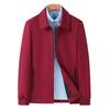 Men's Plus Size Lapel Business Casual Jacket for Dad - Spring & Autumn