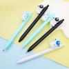 2Pcs Cute Astronaut Press Waterbased Pen Spacemen Creative Retractable Neutral Pen Black Writing Pen School Stationery