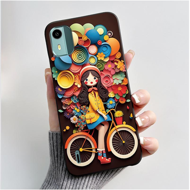 Soft TPU Case For Nokia C12 Cute Love Rabbit Funny Shockproof Silicone Phone Case For Nokia C12 Plus Pro Back Cover C 12 Fundas