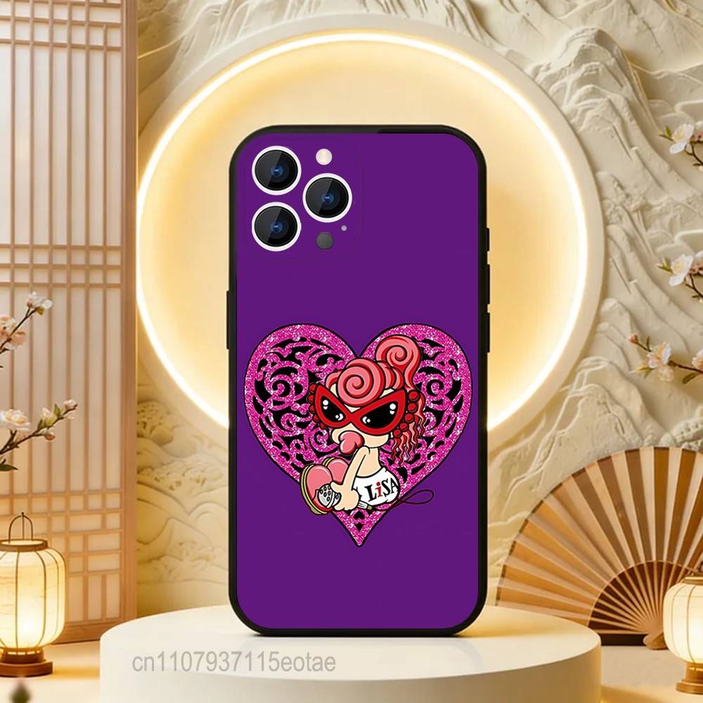 

H-Hysteric COLORFUL M-Mini Phone Case Silicone Soft For IPhone 16,17,15,11,13,12,14,Mini,Pro,Max,Plus,Air,E Black iPhone17air
