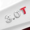 3D Metal Car Displacement Standard Rear Trunk Emblem Badge Sticker 1.0 1.2 1.4 1.6 1.8 2.0 2.5 2.8 3.0 L T 2.0T 3.0T Volume Logo