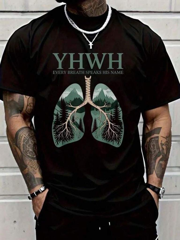 YHWH Každý nádech vyslovuje Jeho jméno Yahweh Unisex tričko
