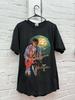 Vintage Santana Shirt Herren Größe L Schwarz 1998 Band T-Shirt Psychedelische Gitarre 90er Jahre