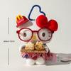 Hello Kitty Plush Toy Pendant For Girls Kawaii Cartoon Pendant Exquisite Kids Plush Cat Doll Sanrio Gift Bag Decor