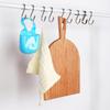 Bathroom Holder Organizer Storage Rack Clasps Hooks Double S Shaped Hook Hanger