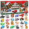 2026 Christmas Advent Calendar, 24 Day Holiday Countdown Calendar for Kids and Adults, Decor for Home Office Desk