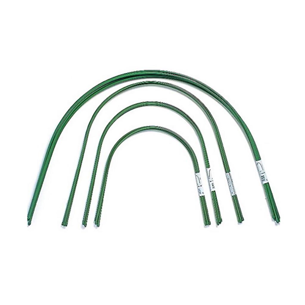 10 Stück Gewächshausbögen Kunststoffummanteltes Stahlrohr Gartenbögen Gartenbögen Rost Wachstunnel