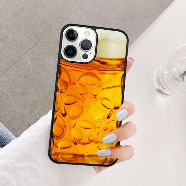 A Glass of Alcohol Beer Phone Case Cover For iPhone 17 Air 15 16 14 13 12 Pro Max 11 Pro Max Plus Coque Shell