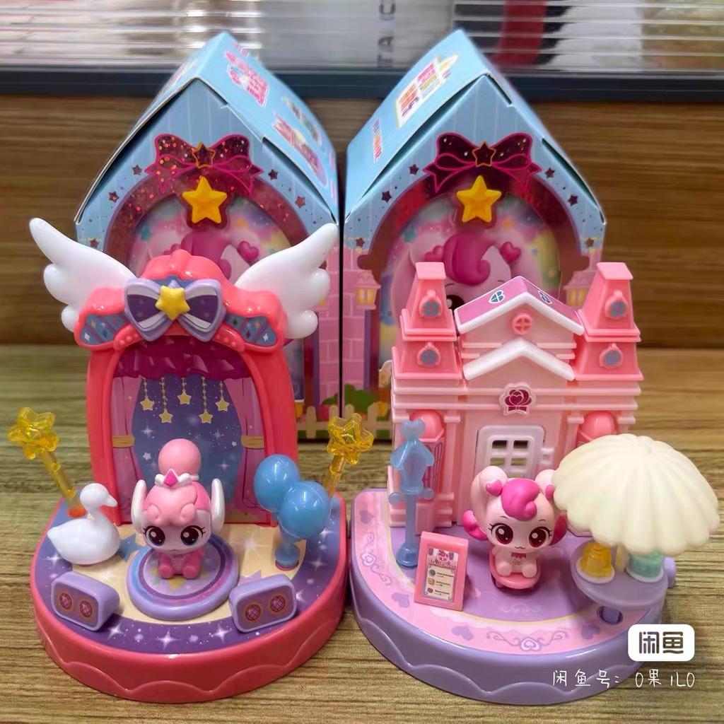 Princess Cartoon Toy Model For Girls Colorful Assembly Holiday Gift Catch Teenieping Magic Party Decoration Cute Girl