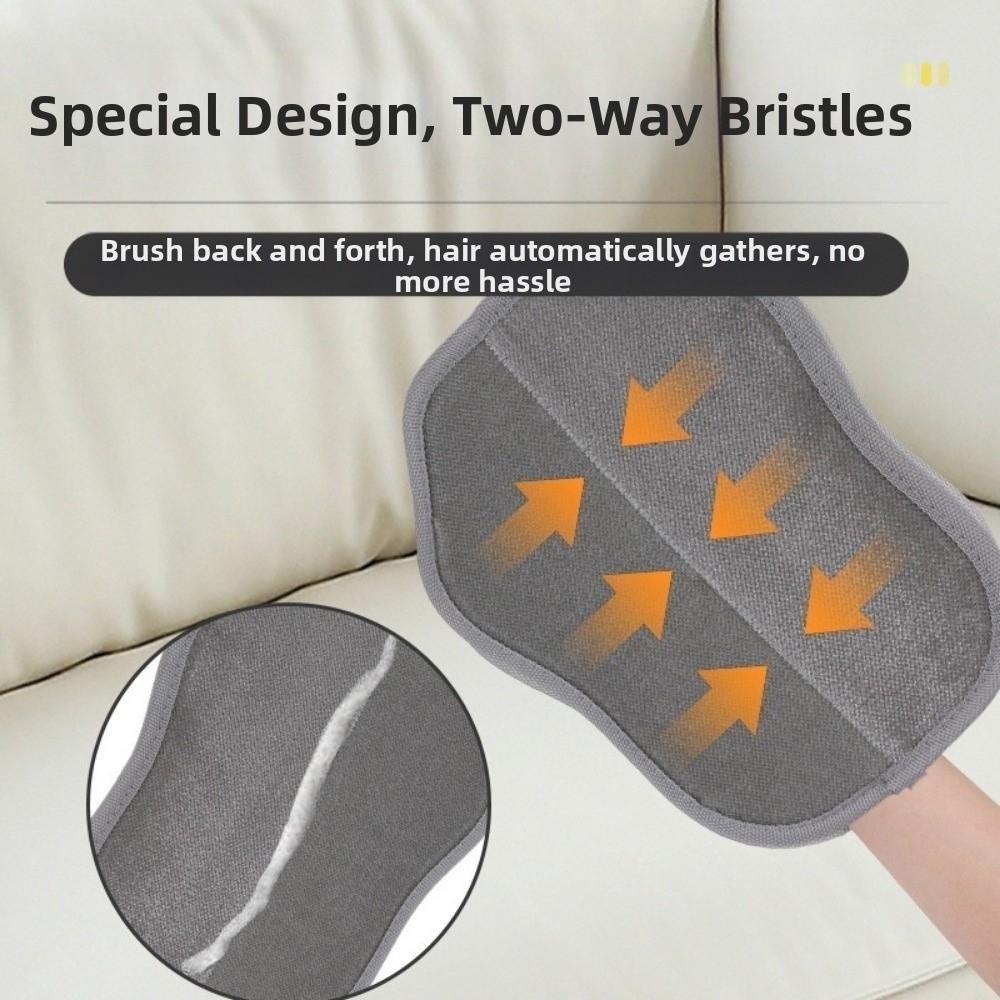 2Pcs Cute Electrostatic Gloves Electrostatic Adsorption Cat Hair Cleaning Glove  Cat Cleaning