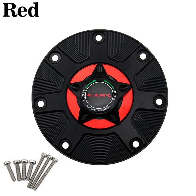 

Крышка топливного бака для Honda HRC CBR600RR CBR1000RR CBR250R CBR600 650 500 F4i F4 CBR 900RR мотоцикла Quick Release красный