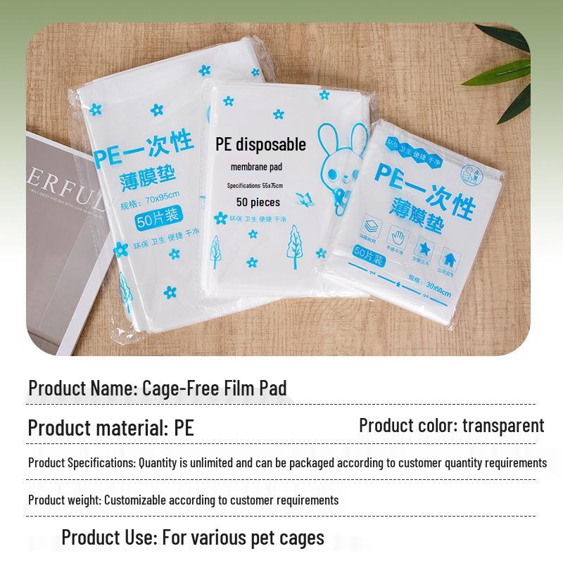 Disposable Plastic Mat for Pet Rabbit or Guinea Pig Cage - Urine Pad/Diaper