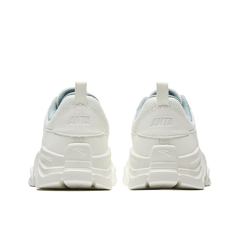 New Anta Life Collection Abrasion Resistant Breathable Low Top Casual Shoes Women's White 922538828-3