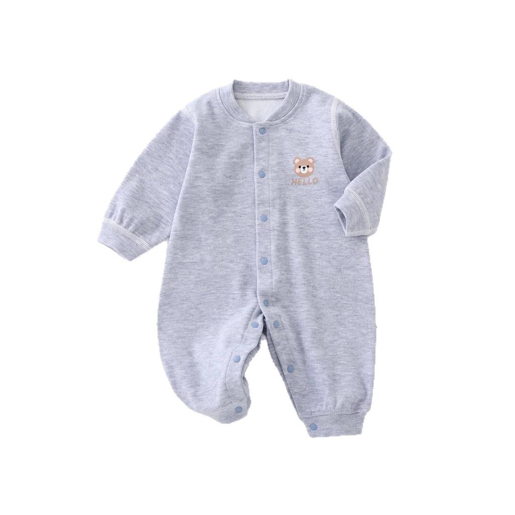 Plus Velvet Baby Bodysuit: Warm Spring/Autumn/Winter Jumpsuit for Newborns