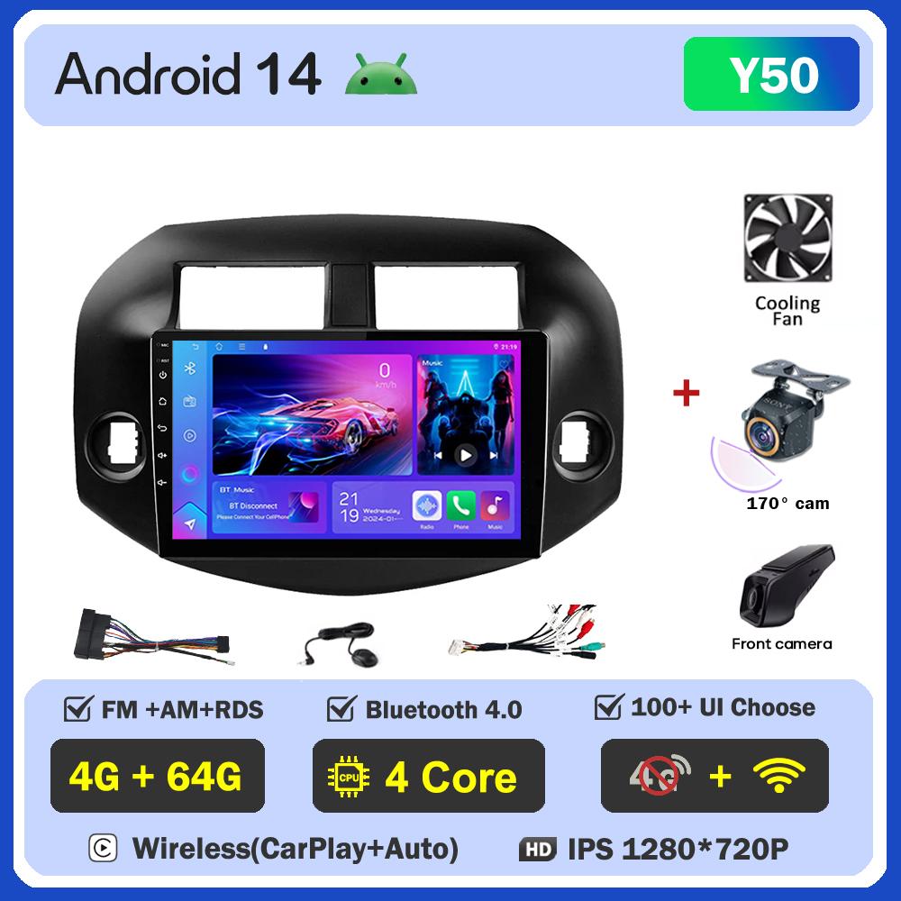 For Toyota RAV4 RAV 4 2005-2013 Car Radio Player Car Carplay Screen Autoradio Mirror Link Car Intelligent Systems Touch Screen