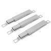 3PCS Crossover Tubes Replacement Stainless Steel Universal Adjustable Grill Crossover Tube with Screws for BBQ Parts