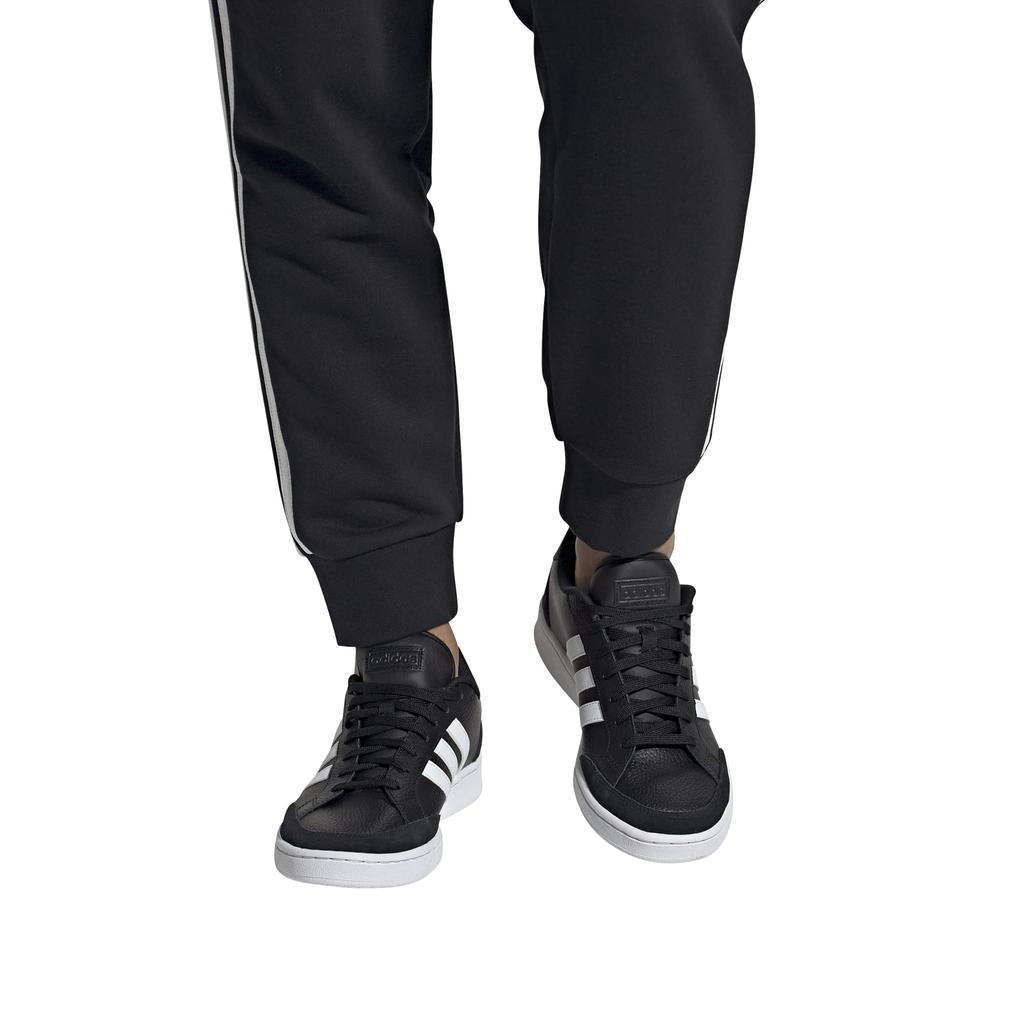 Adidas Grand Court SE Core Gray Size Cm Sneakers, Black/Footwear White/Dub (FW6690), 22.5