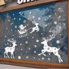 Christmas Decorations: Reindeer Electrostatic Stickers, Glass Window Stickers, Window Display Decoration Stickers