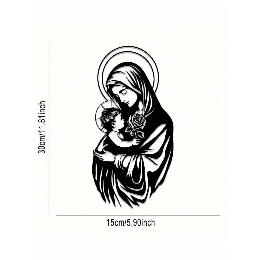 

Wrought Iron Wall Art Home Decor Metal Wall Cross Holiday Gift 30x15 різнокольоровий